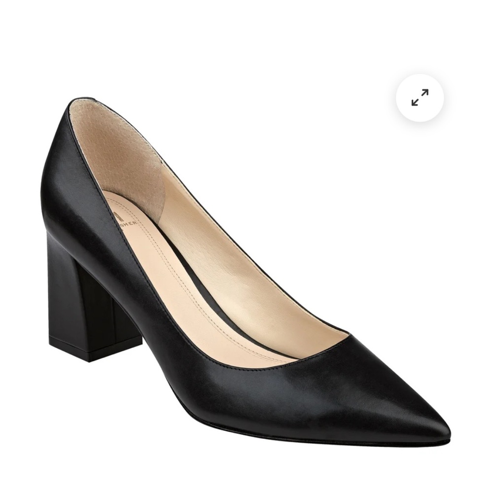 Marc Fisher Zala Block Heel Pointy Toe Pump